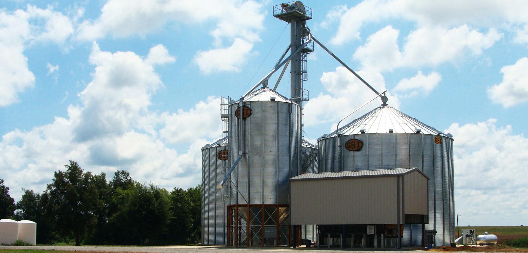 Triple J grain bin storage for East Mississippi